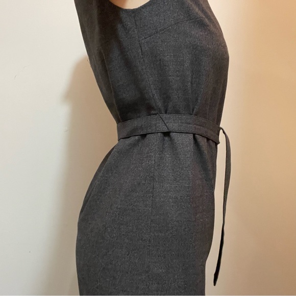 COPY - Brooks Brothers Wool dress sheath collared midi grey size 2 NWT - Picture 7 of 15